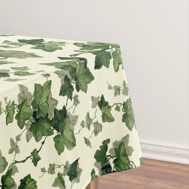 Vintage Ivy pattern Tablecloth (In Situ)