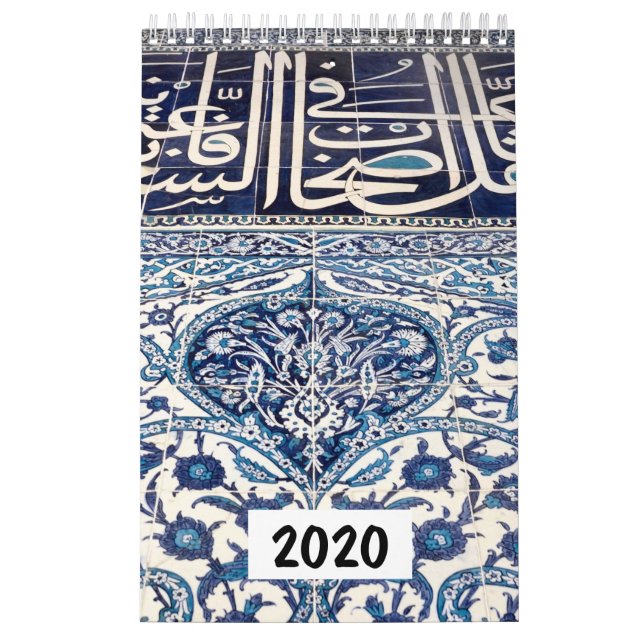 Vintage iznik tiles calendar (Cover)