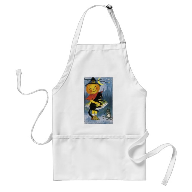 Vintage Jack o' Lantern Child Standard Apron (Front)