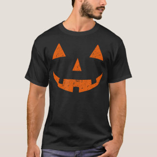 Vintage Jack O Lantern Jackolantern Pumpkin Face T-Shirt