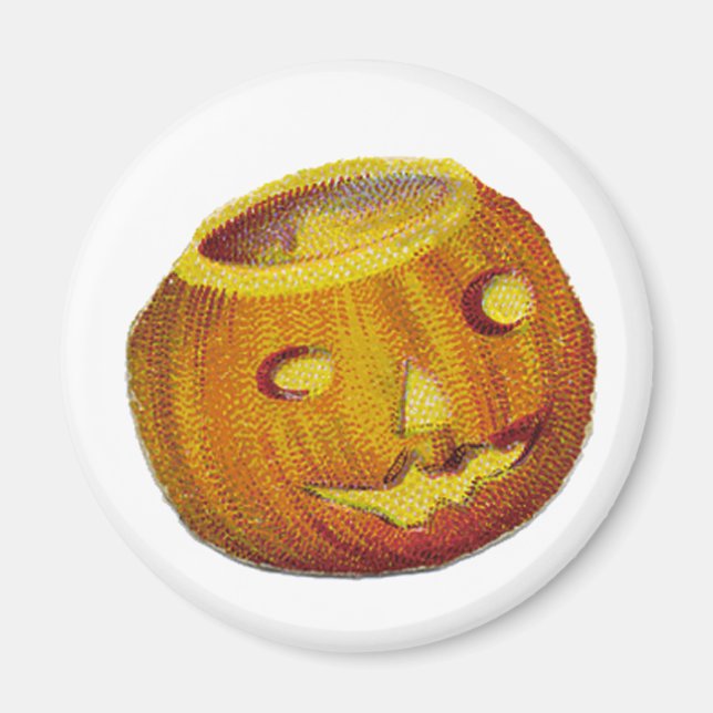 Vintage Jack O Lantern Magnet (Front)