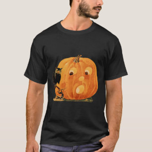 Vintage Jack O Lantern & Owl  T-Shirt