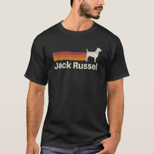 Vintage Jack Russel Retro Mum Dad Dog T-Shirt