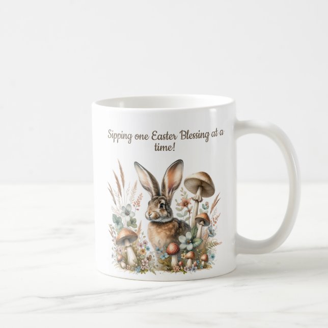 Vintage Jackrabbit Spring Coffee Mug (Right)