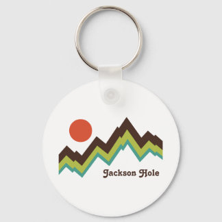 Vintage Jackson Hole Key Ring