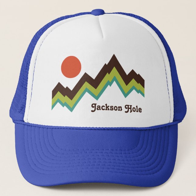 Vintage Jackson Hole Trucker Hat (Front)