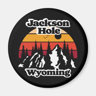Vintage Jackson Hole Wyoming Magnet