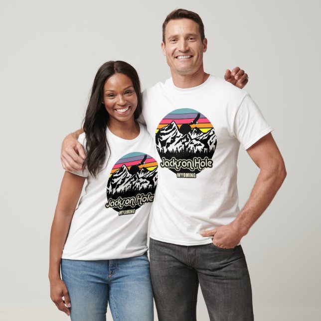 Vintage Jackson Hole Wyoming T-Shirt (Unisex)
