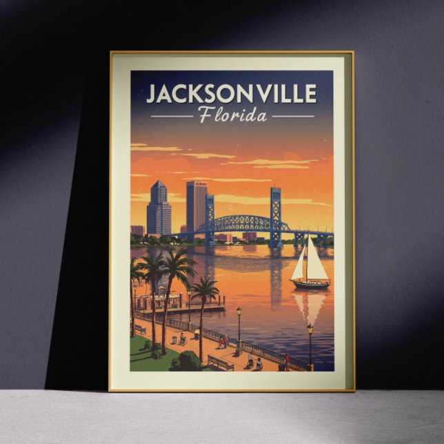 Vintage Jacksonville Florida Poster (Creator Uploaded)