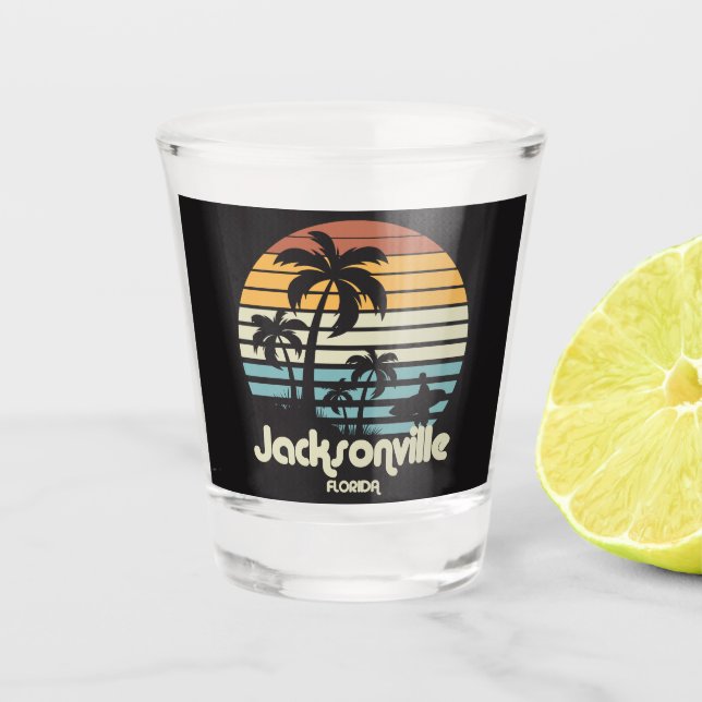 Vintage Jacksonville Florida Shot Glass (Front)