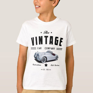 Vintage Jaguar Car Garage T-Shirt