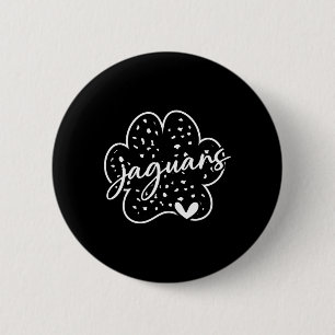 Vintage Jaguars School Spirit Team Pride Back To S 6 Cm Round Badge