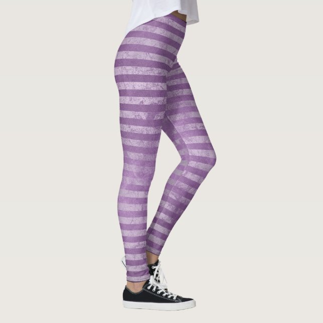 Vintage jailhouse rock girls women lavender leggings (Right)