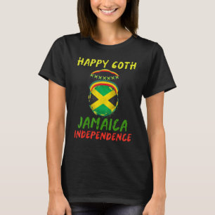 Vintage Jamaica 60th Independence 2022 Jamaican Fl T-Shirt