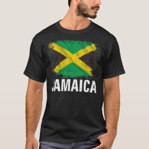 Vintage Jamaica Flag For Jamaican Gift T-Shirt