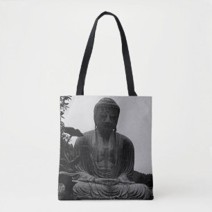 Vintage Japan Kamakura Great Buddha Tote Bag