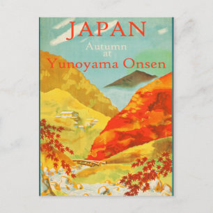 Vintage Japan Travel Postcard