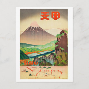 Vintage Japan Travel Postcard