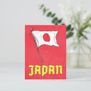 Vintage Japan Travel Poster Postcard