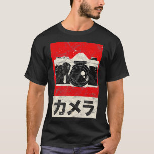Vintage Japanese Analog SLR Camera Retro Photograp T-Shirt