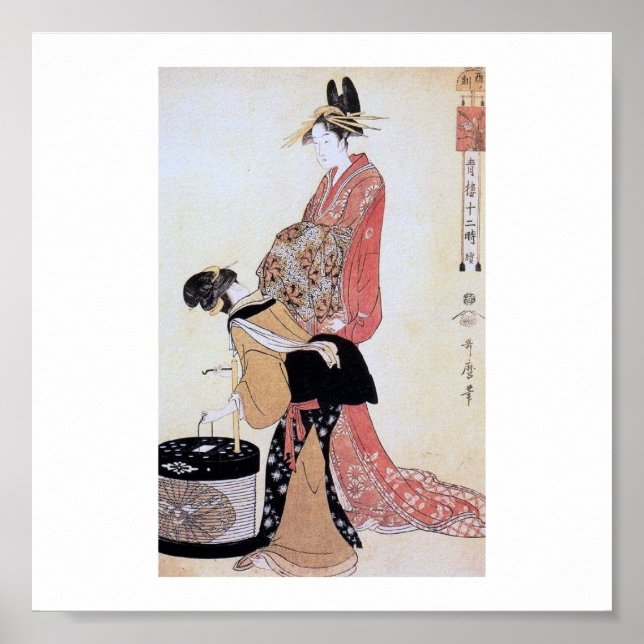Vintage Japanese Art 1800's Poster (Front)