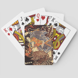 Vintage Japanese Art - Kuniyoshi Playing Cards