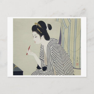 Vintage Japanese Art Postcard