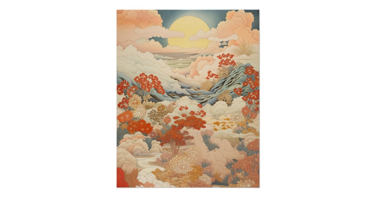 Vintage japanese art poster | Zazzle