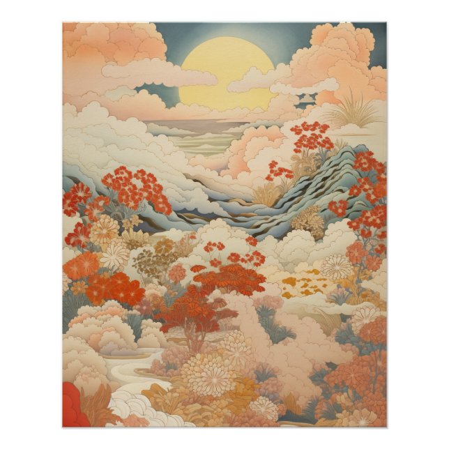 Vintage japanese art  poster (Front)