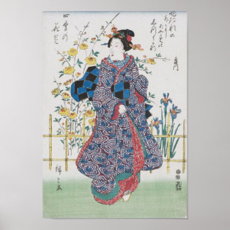 Vintage Japanese Art Poster