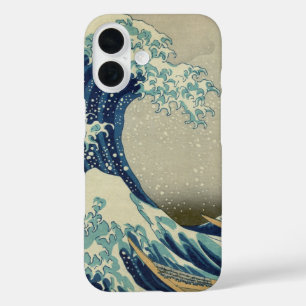Vintage Japanese Art, The Great Wave by Hokusai iPhone 16 Case