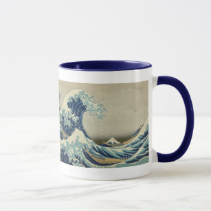 Vintage Japanese Art, The Great Wave by Hokusai Mug