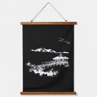Vintage Japanese Art Wall Tapestry