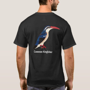 Vintage Japanese Bird Art Common Kingfisher T-Shirt