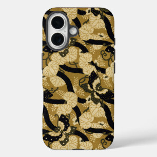 Vintage Japanese Butterfly G.A. Audsley Pattern iPhone 16 Case