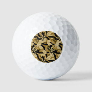 Vintage Japanese Butterfly G.A. Audsley Pattern Golf Balls
