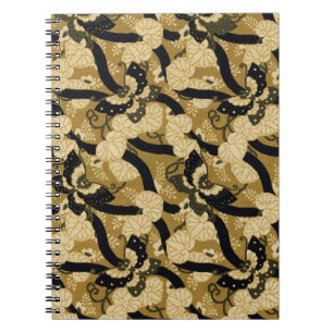 Vintage Japanese Butterfly G.A. Audsley Pattern Notebook
