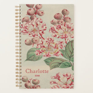 Vintage Japanese Cherry Blossom Personalised Planner