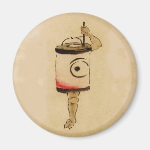 Vintage Japanese Chochin-obake Yokai Magnet
