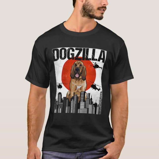 Vintage Japanese Dogzilla Bloodhound T-Shirt (Front)