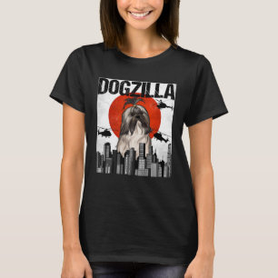 Vintage Japanese Dogzilla Lhasa Apsos T-Shirt