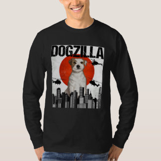 Vintage Japanese Dogzilla Parson Russell Terrier T-Shirt