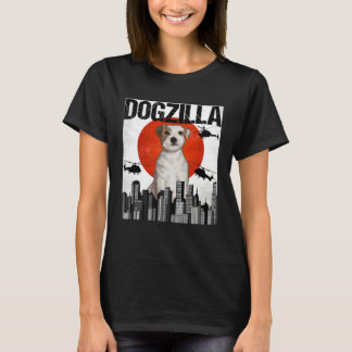 Vintage Japanese Dogzilla Parson Russell Terrier T-Shirt