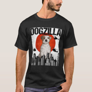 Vintage Japanese Dogzilla Parson Russell Terrier T-Shirt