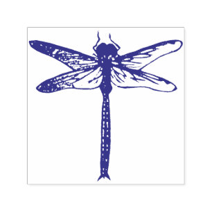 Vintage Japanese Dragonfly Self-inking Stamp