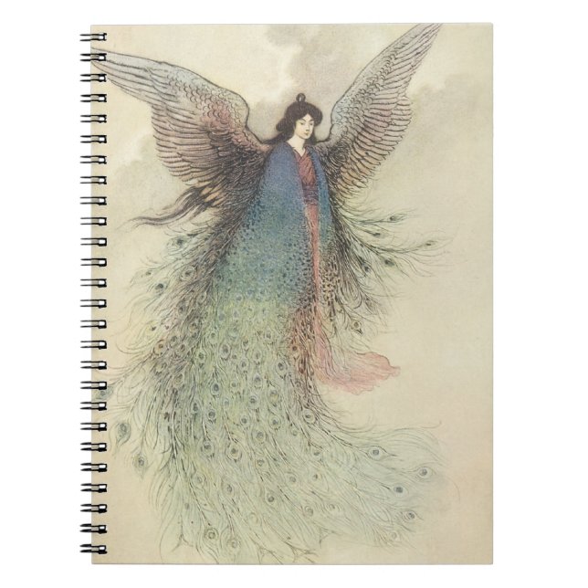 Vintage Japanese Fairy Tale, The Moon Maiden Notebook (Front)