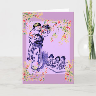 Vintage Japanese Fashions Card