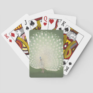Vintage Japanese Fine Art Peacock Playing Cards