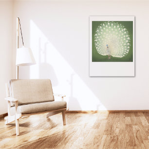 Vintage Japanese Fine Art Peacock Poster