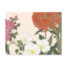 Vintage Japanese Floral Ornamental Allium Flower